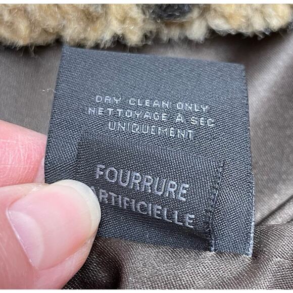 Steve Madden Faux Fur Coat Jacket‎ Womens M Animal Print Tiger Leopard Mob Wife - Picture 5 of 10